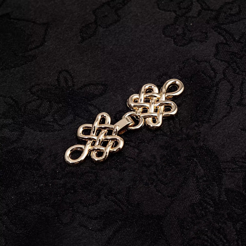 5pcs Retro Metal Button Sweate - Flower Frog Pin 评论和价格