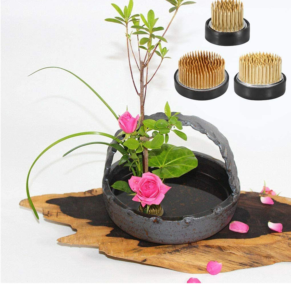 Rubber Kenzan Spiky Needle Flo - Flower Frog Pin 评论和价格