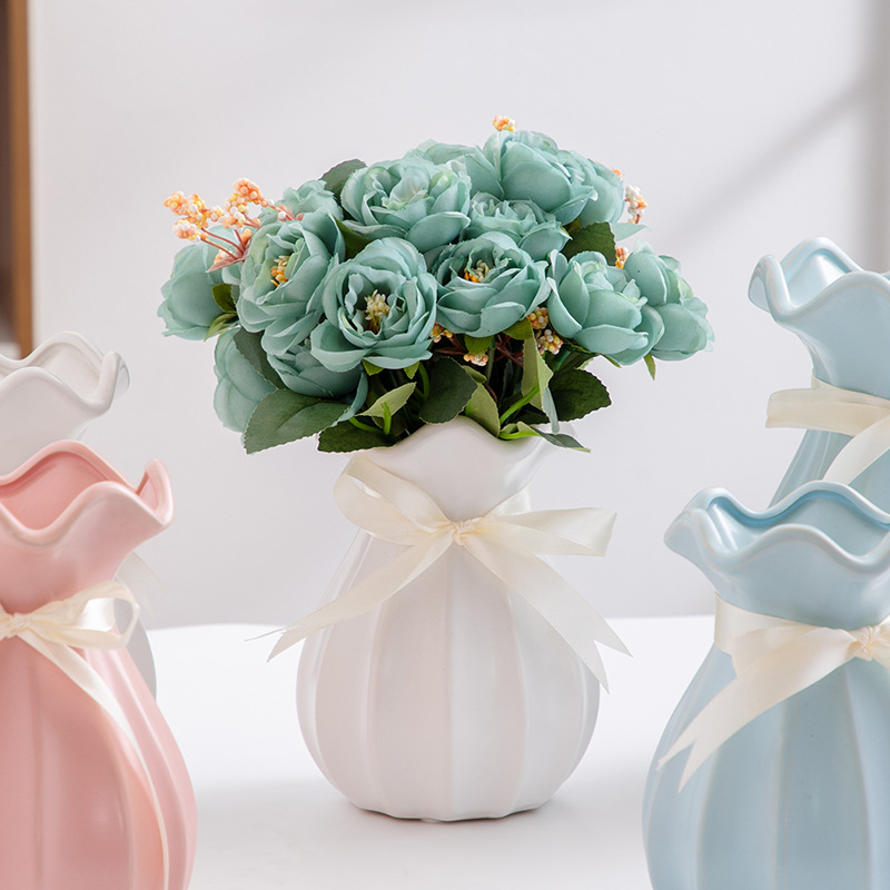 Minimalist Nordic Ceramic Vase - Florist Supply Store 评论和价格