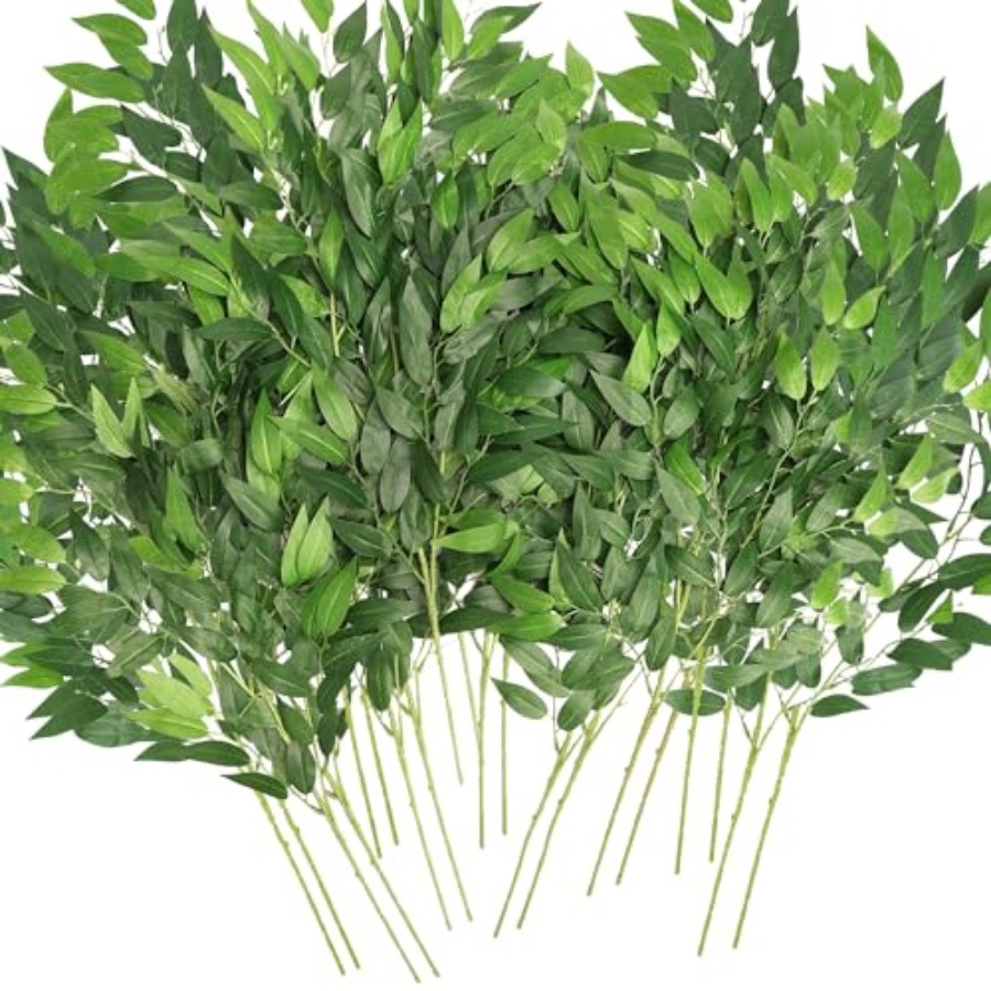 Artificial Italian Ruscus ery  - Ruscus Stem Faux 评论和价格